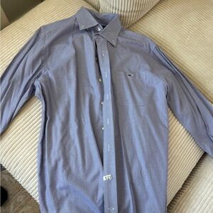 Vineyard Vines Blue Casual Button Down Shirt